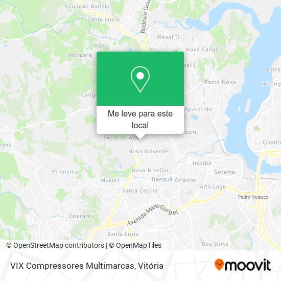 VIX Compressores Multimarcas mapa