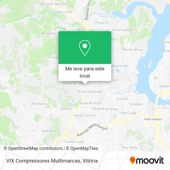 VIX Compressores Multimarcas mapa