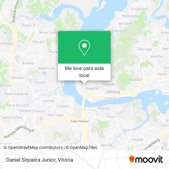 Daniel Siqueira Junior mapa
