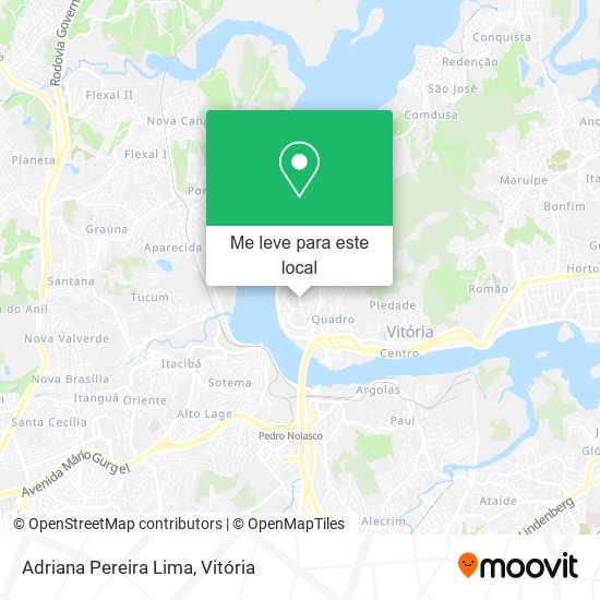 Adriana Pereira Lima mapa