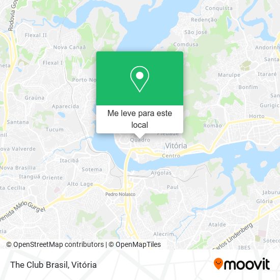 The Club Brasil mapa