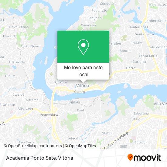 Academia Ponto Sete mapa