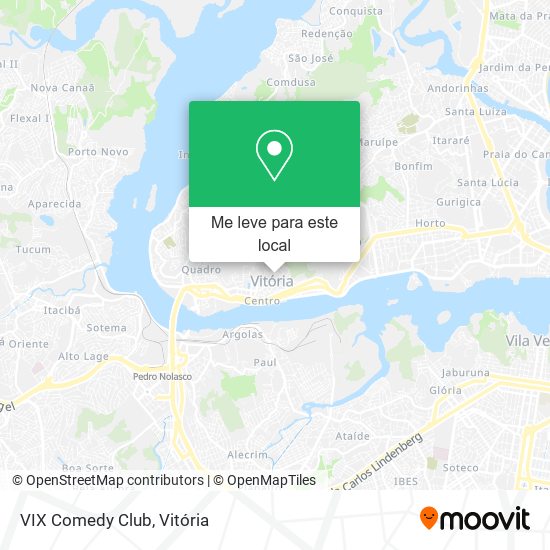 VIX Comedy Club mapa