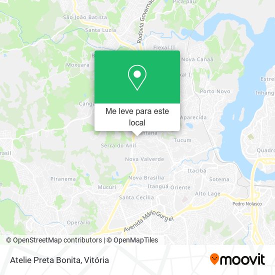 Atelie Preta Bonita mapa