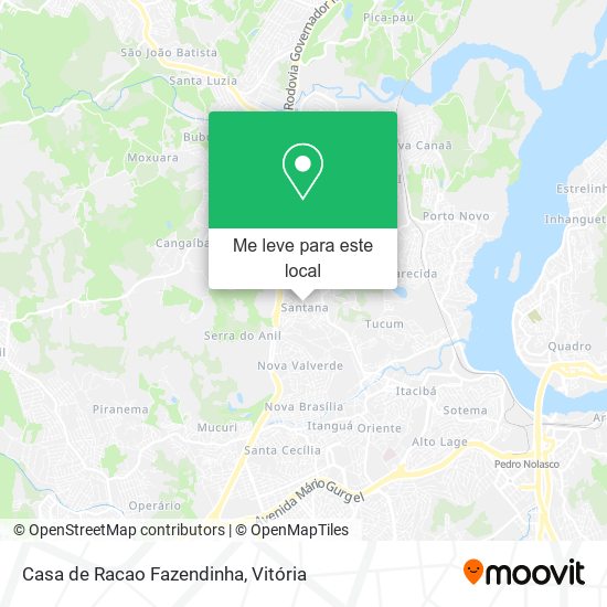 Casa de Racao Fazendinha mapa