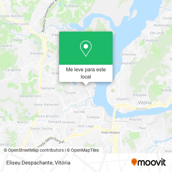 Eliseu Despachante mapa