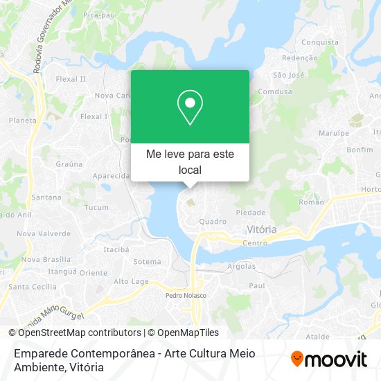 Emparede Contemporânea - Arte Cultura Meio Ambiente mapa