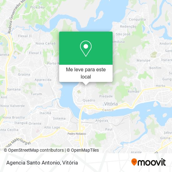 Agencia Santo Antonio mapa