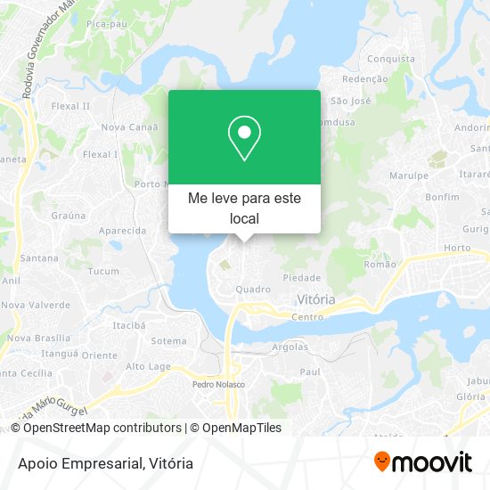 Apoio Empresarial mapa