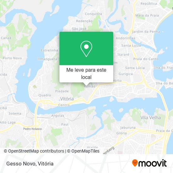 Gesso Novo mapa