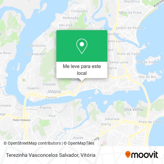 Terezinha Vasconcelos Salvador mapa