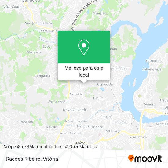 Racoes Ribeiro mapa