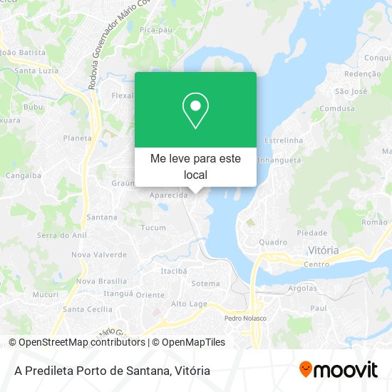 A Predileta Porto de Santana mapa