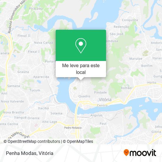 Penha Modas mapa
