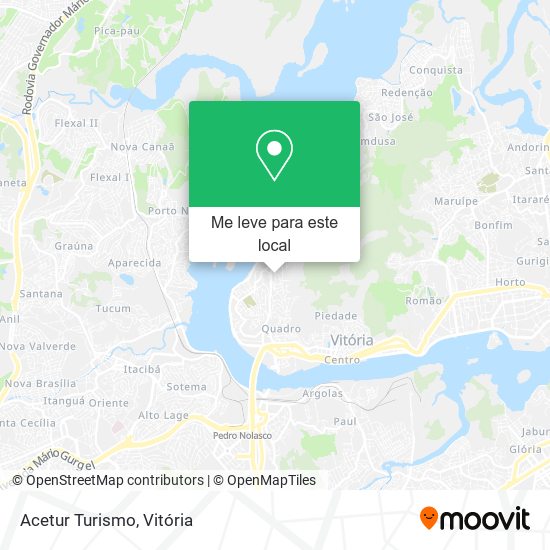 Acetur Turismo mapa