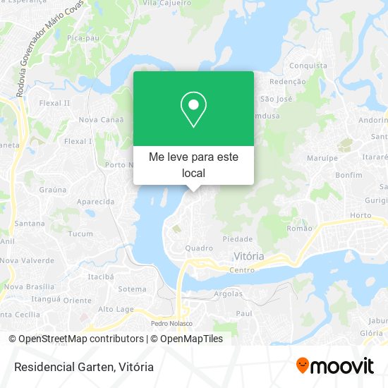 Residencial Garten mapa