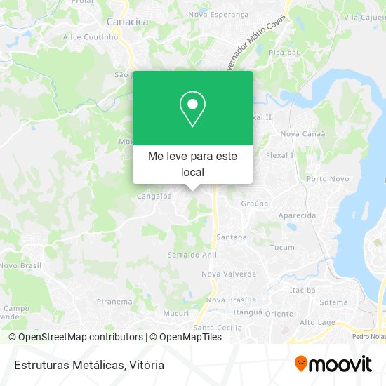 Estruturas Metálicas mapa