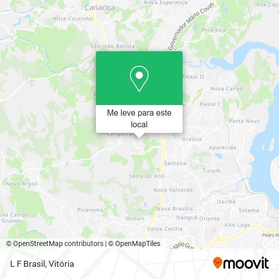 L F Brasil mapa