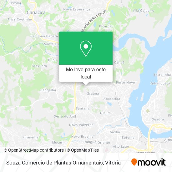 Souza Comercio de Plantas Ornamentais mapa