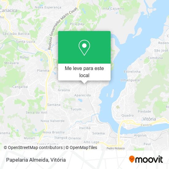 Papelaria Almeida mapa