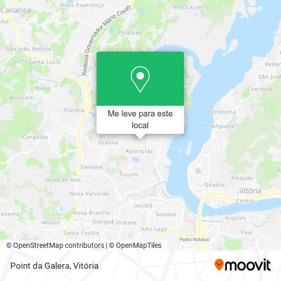 Point da Galera mapa