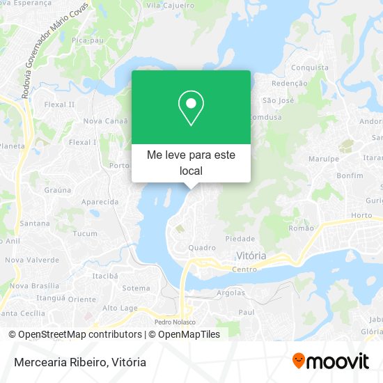 Mercearia Ribeiro mapa