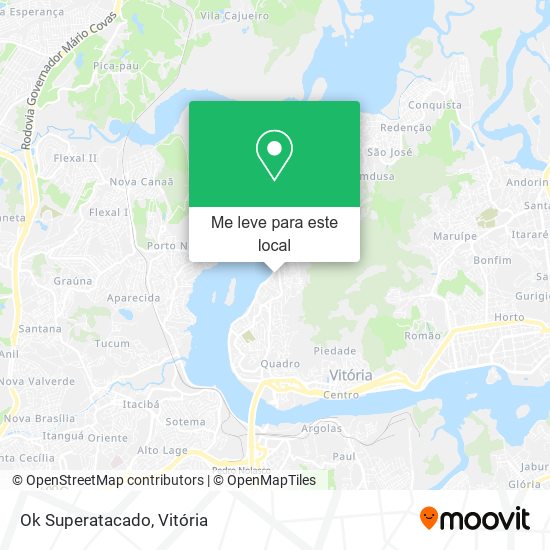 Ok Superatacado mapa