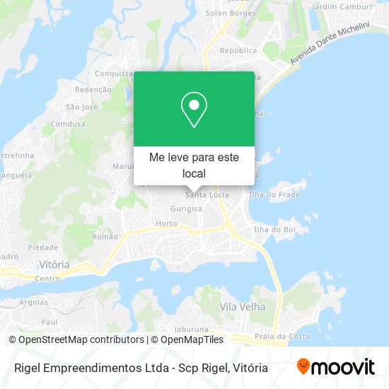 Rigel Empreendimentos Ltda - Scp Rigel mapa