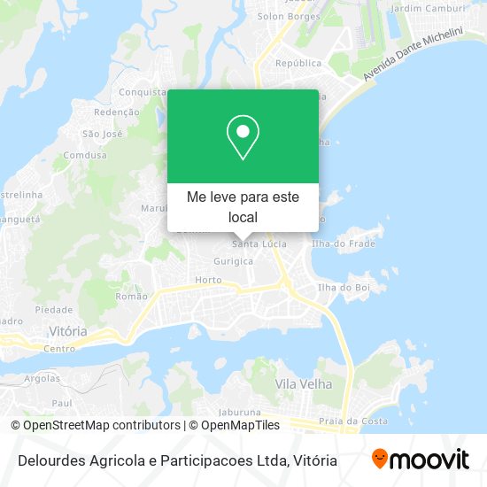 Delourdes Agricola e Participacoes Ltda mapa