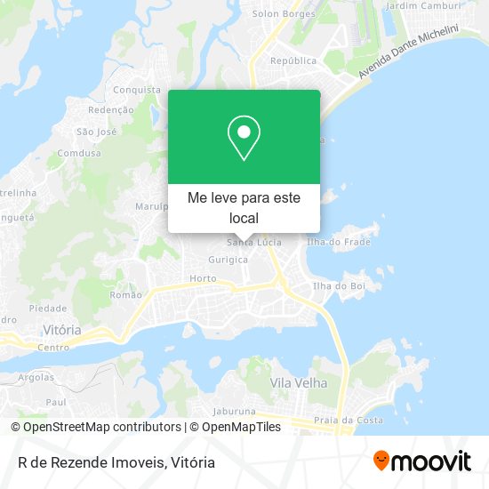 R de Rezende Imoveis mapa