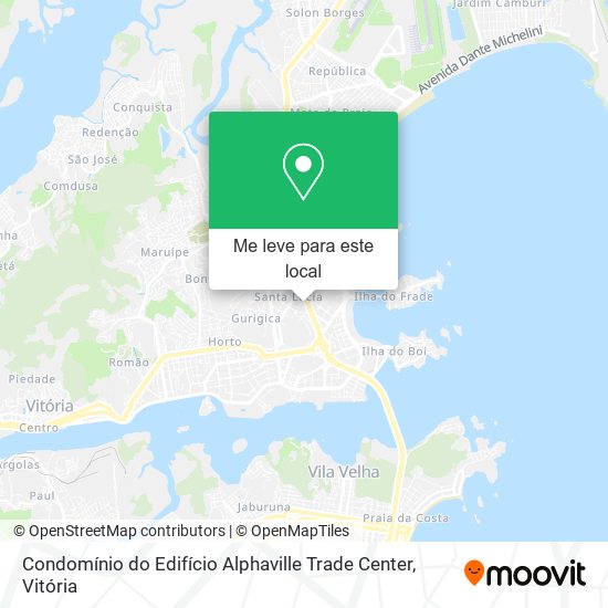 Condomínio do Edifício Alphaville Trade Center mapa