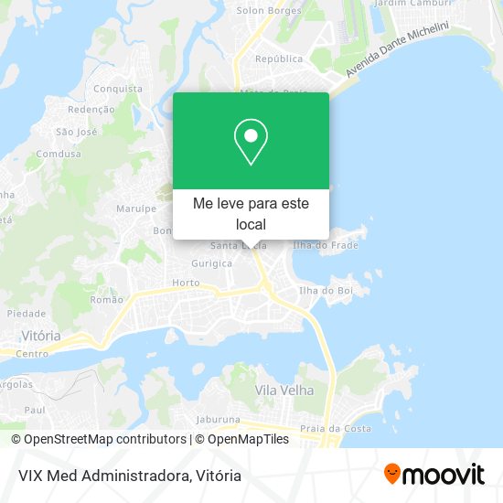 VIX Med Administradora mapa