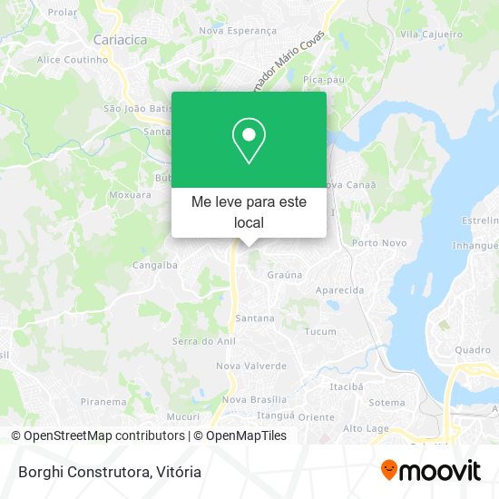 Borghi Construtora mapa