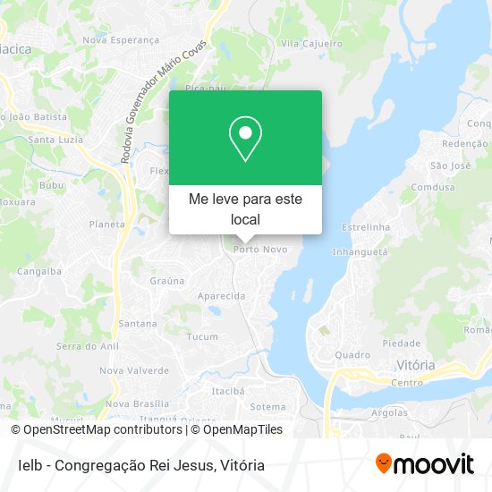 Ielb - Congregação Rei Jesus mapa