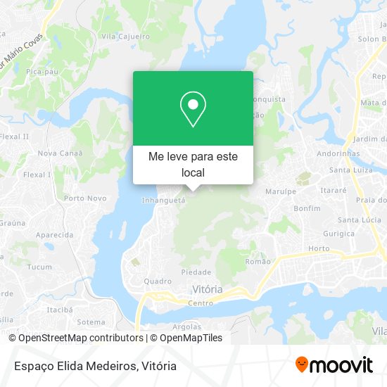 Espaço Elida Medeiros mapa