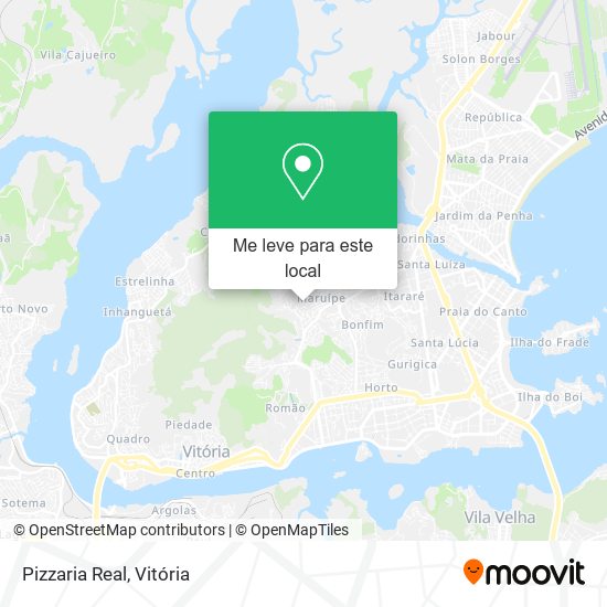 Pizzaria Real mapa