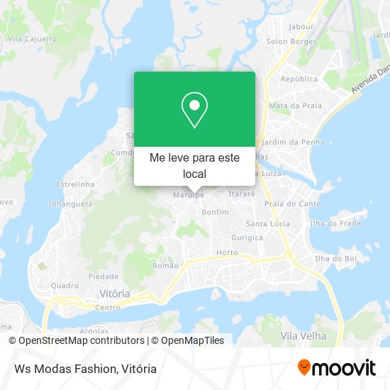 Ws Modas Fashion mapa