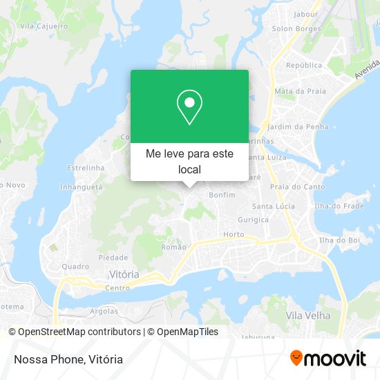 Nossa Phone mapa