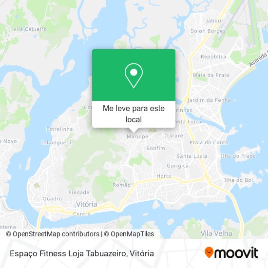 Espaço Fitness Loja Tabuazeiro mapa