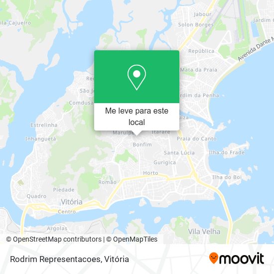 Rodrim Representacoes mapa