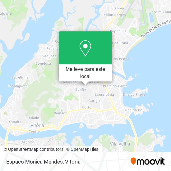 Espaco Monica Mendes mapa