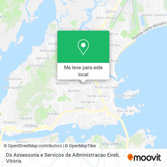 Ds Assessoria e Servicos de Administracao Eireli mapa