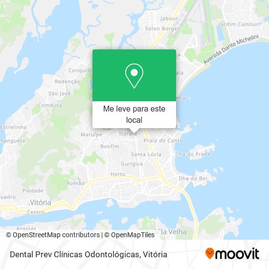 Dental Prev Clínicas Odontológicas mapa