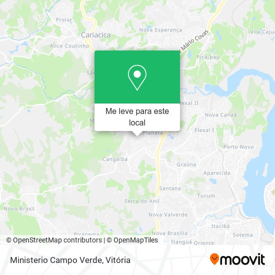 Ministerio Campo Verde mapa
