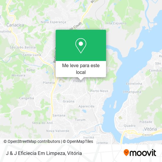 J & J Eficiecia Em Limpeza mapa