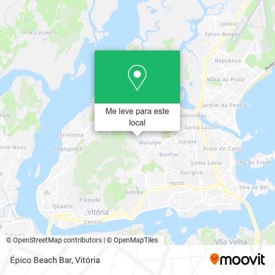 Épico Beach Bar mapa