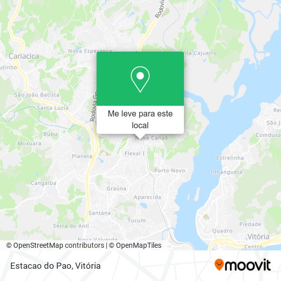 Estacao do Pao mapa