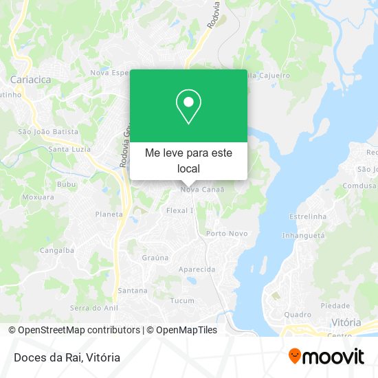 Doces da Rai mapa