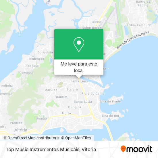 Top Music Instrumentos Musicais mapa