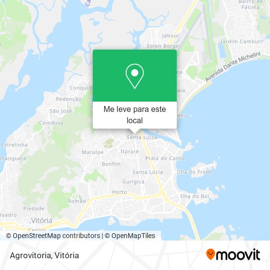 Agrovitoria mapa